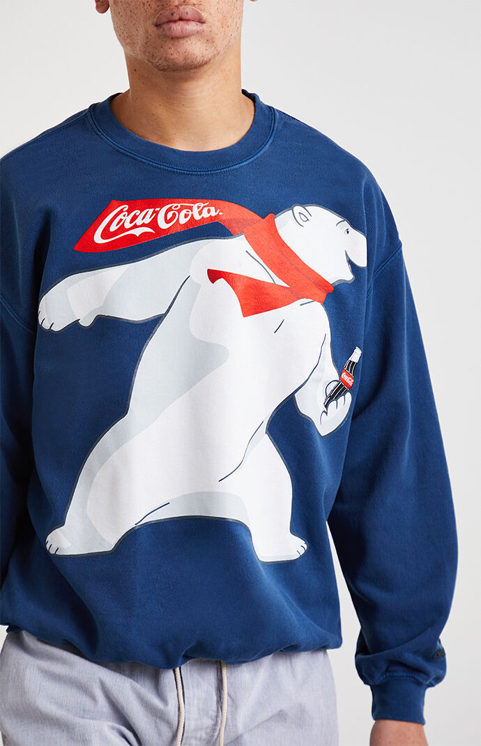 Coca Cola By Pacsun Polar Bear Crew Neck Sweatshirt Pacsun