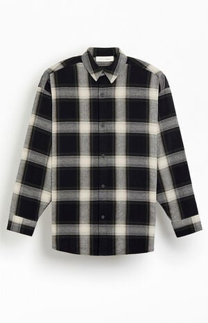 Iron Gray Flannel Button Up Long Sleeve Shirt image number 2