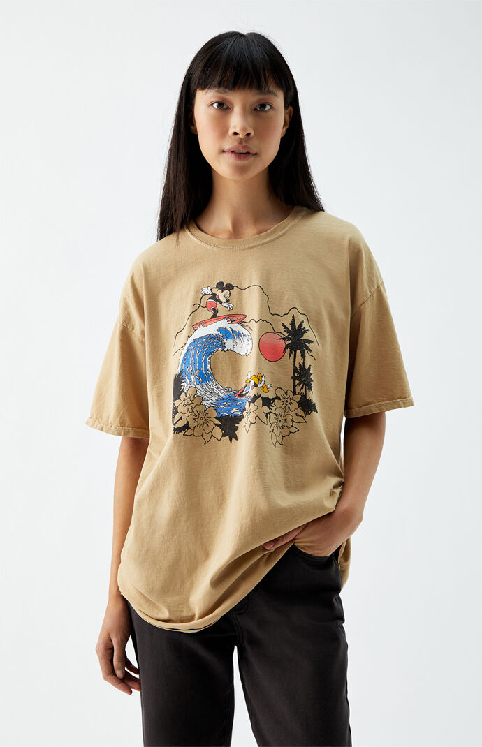 Retro Surfing Mickey T-Shirt