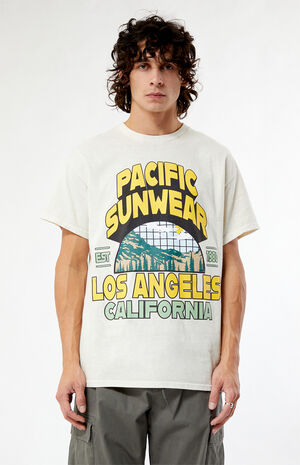 Pacific Sunwear Los Angeles Oversized T-Shirt image number 2