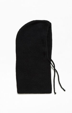 Ribbed Knit Balaclava image number 1