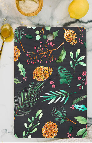 Green Pinecone Rectangle Cutting Board image number 2