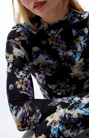 Crystal G AOP Long Sleeve Top image number 2