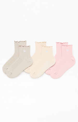 3 Pack Originals Multi Ruffle Socks image number 1
