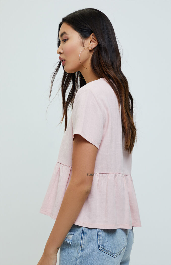 Linen Babydoll Shirt