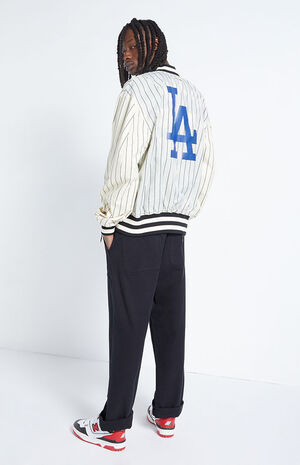 LA Dodgers World Series Reversible Bomber Jacket image number 6