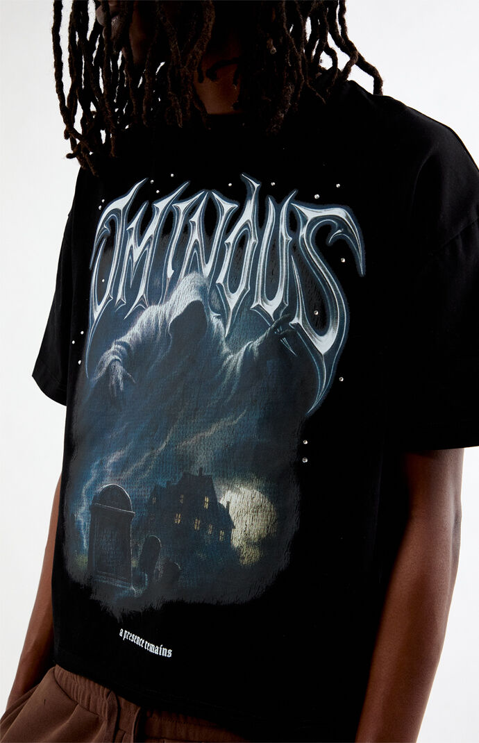 Pacsun Ominous Cropped Boxy T-Shirt