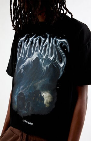 Ominous Cropped Boxy T-Shirt image number 2