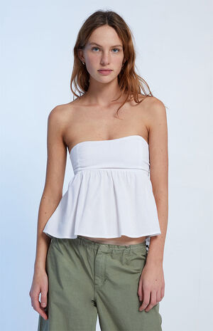 Strapless Tie Back Tube Top image number 1