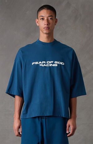 Blue Racing Merch T-Shirt image number 2