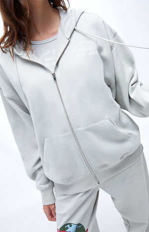 PacSun Eco Mother Earth Mushroom Zip Hoodie | PacSun
