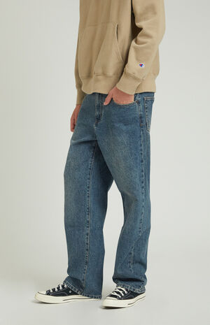 Dylan Baggy Jeans Medium Indigo Tinted image number 3