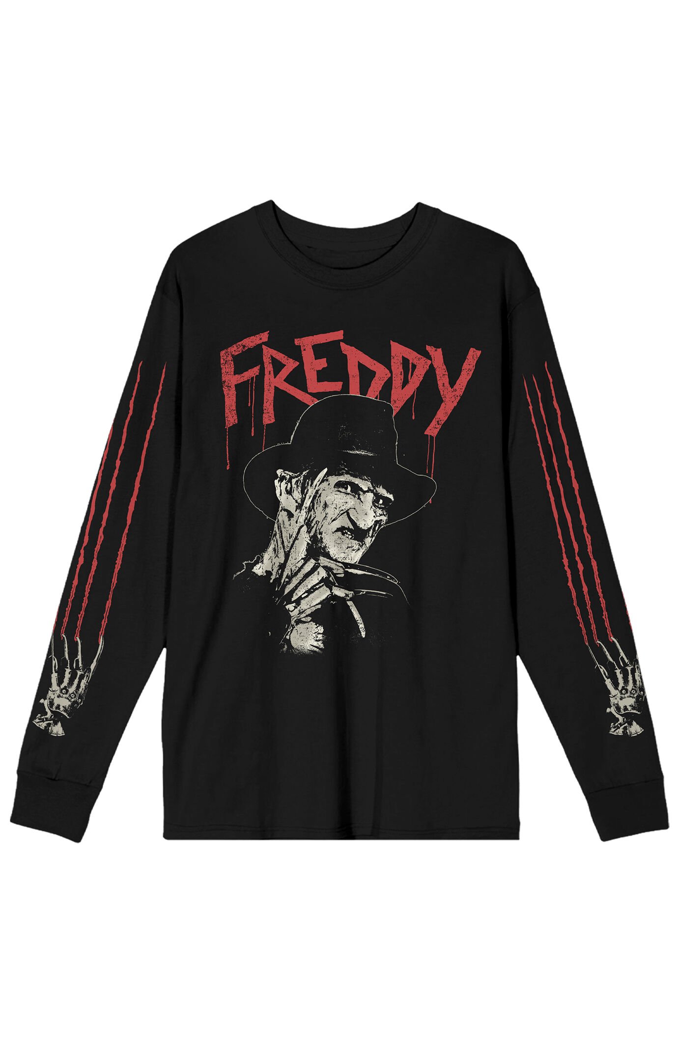 PacSun Nightmare on Elm Street Freddy Claws Long Sleeve T-Shirt