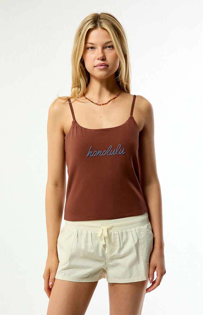 Your Favorite Honolulu Beaded Tank Top