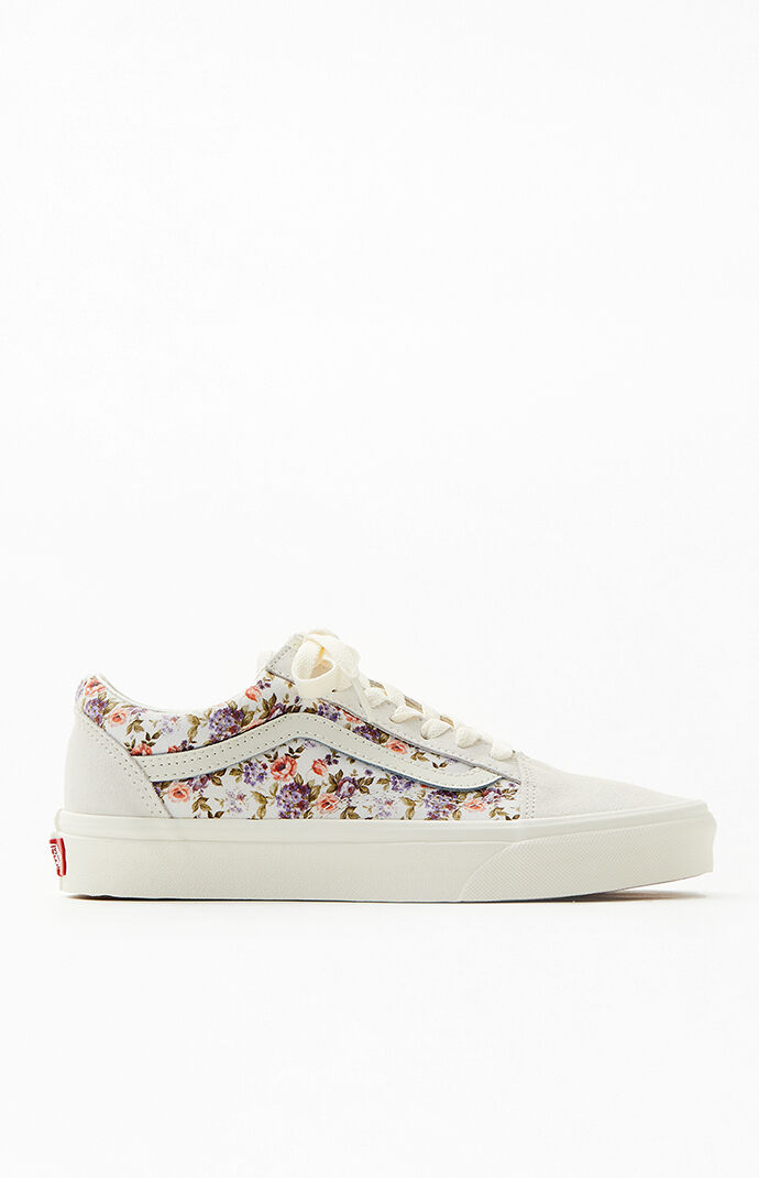 Vans womens clearance old skool floral