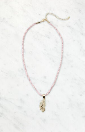 Butterfly Rope Necklace image number 1