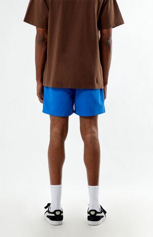 Post Malone Blue 4.5" Swim Trunks image number 4