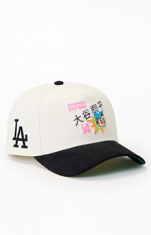 Colorblock LA Dodgers 9FORTY Shohei Ohtani Snapback Hat image number 1