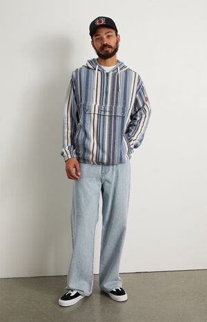 Neo Blue Half-Zip Hoodie image number 4