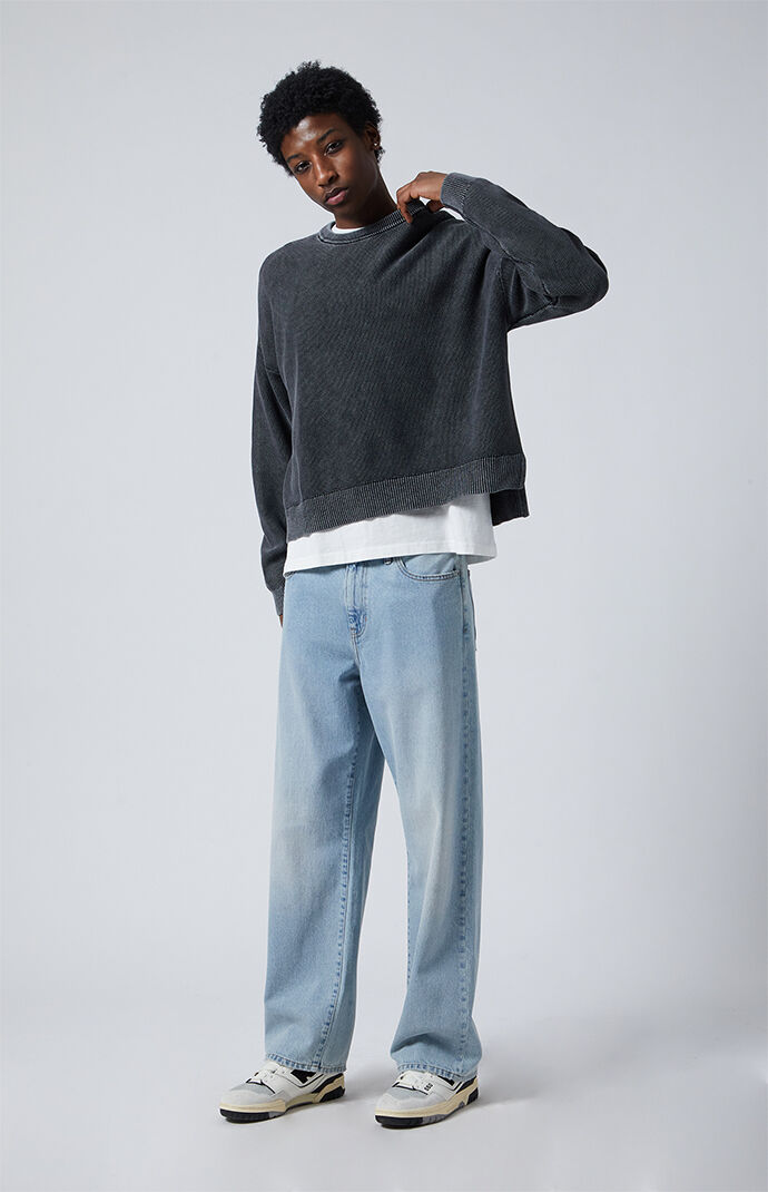 PacSun Light Indigo Baggy Jeans | PacSun