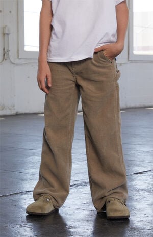 Baggy Pants Corduroy Carpenter Brown image number 2