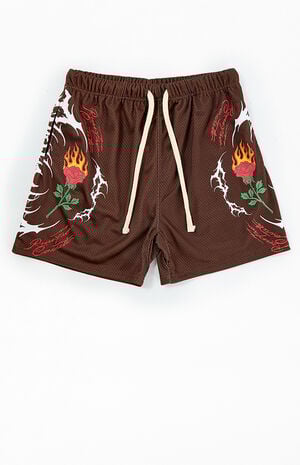 Cyber Roses Mesh Basketball Shorts