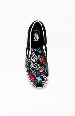 slip on vans with tiger