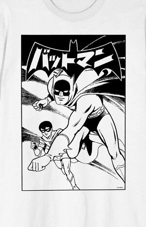 Batmanga Manga Cover Art T-Shirt image number 2