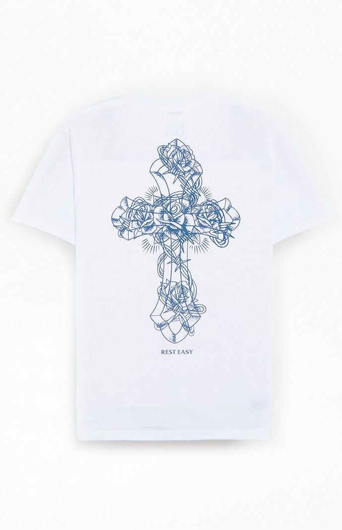 Rest Easy Rose Cross T-Shirt