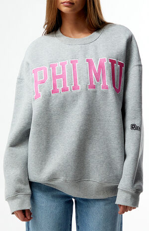 Phi Mu Offside Crew Neck Oversized Sweatshirt image number 2
