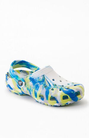 Kids Marbled Classic Clogs