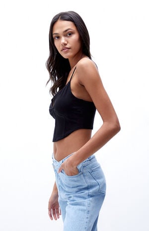 Notch Bustier Tank Top image number 3