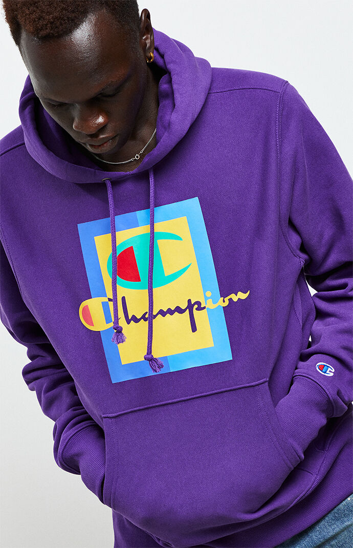 mens lavender champion hoodie