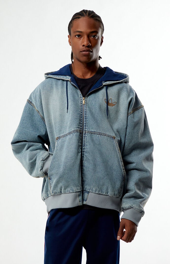 adidas Denim Hooded Jacket