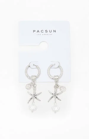 Starfish Charm Earrings image number 1