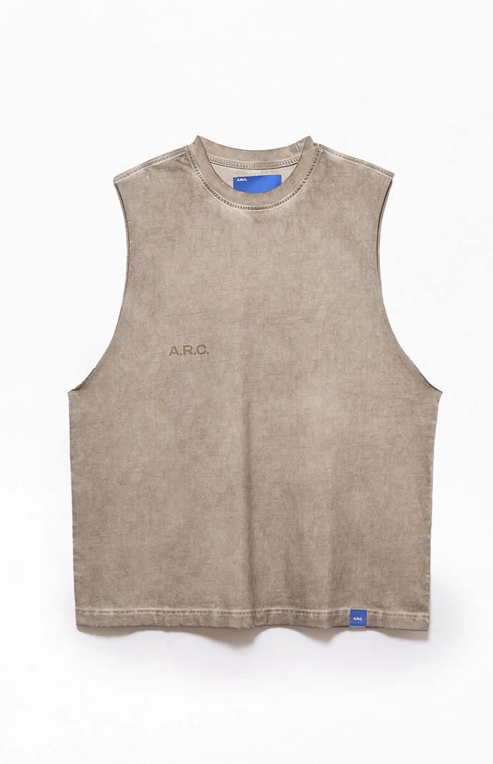 A.R.C. KhakiÂ Vintage Wash Comfort Cut Off Muscle T-Shirt