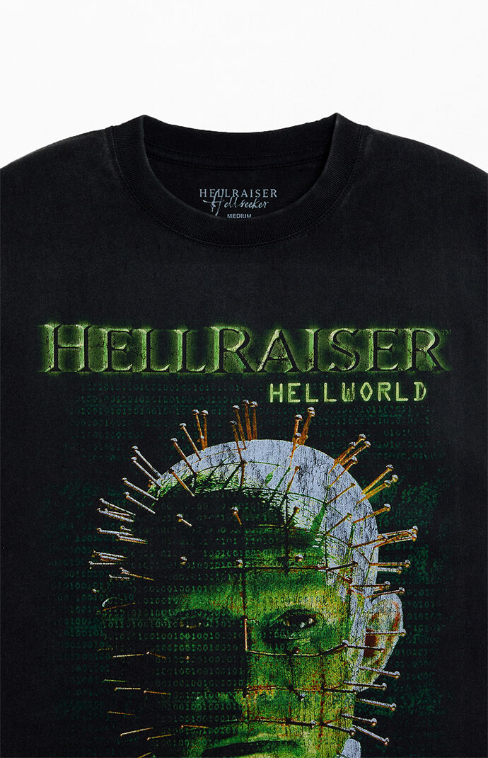 90s World Industries HELLRAISERS Tシャツ 90's Hellraiser Movie Vintage T-shirt Size : L ( 21.5x30.5