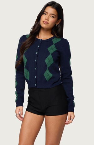 Farren Argyle Cardigan image number 1