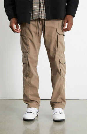 Nylon Loose Cargo Pants image number 3