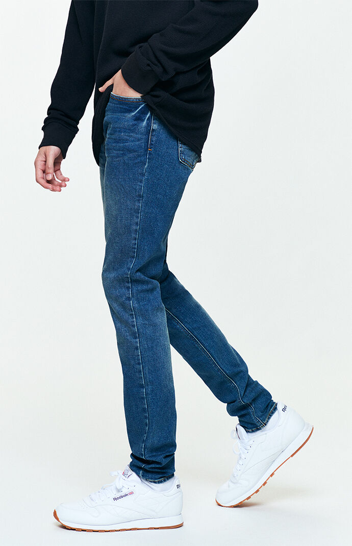 Dark Stacked Skinny Jeans