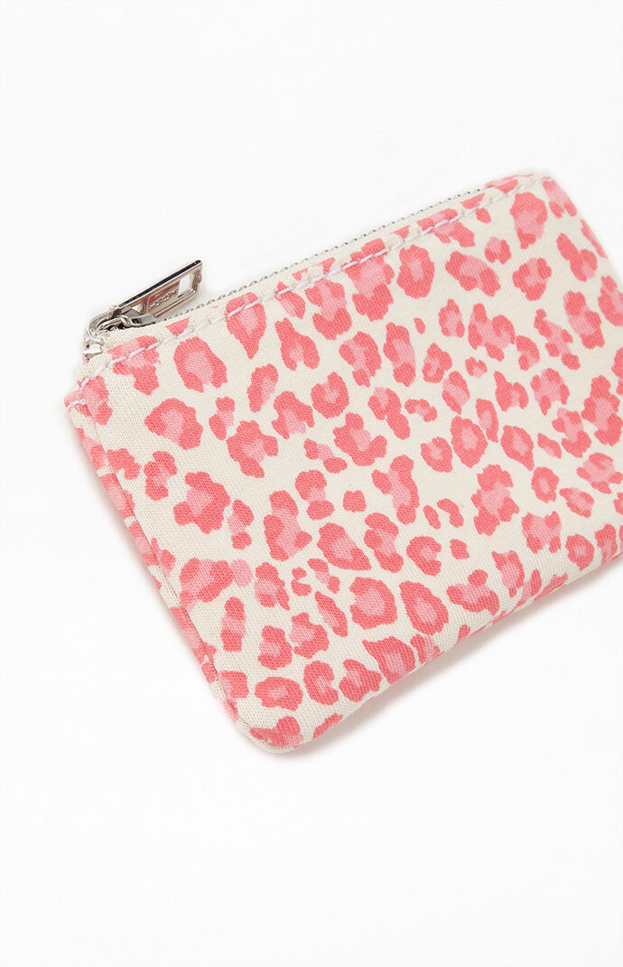 Brandy melville pink cheetah coin purse 2025