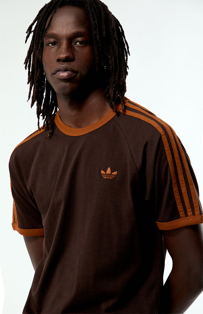 adidas Three Stripes Ringer T-Shirt