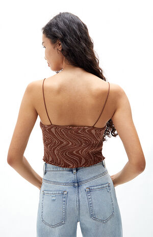 Smocked Bodice Cami Top image number 3