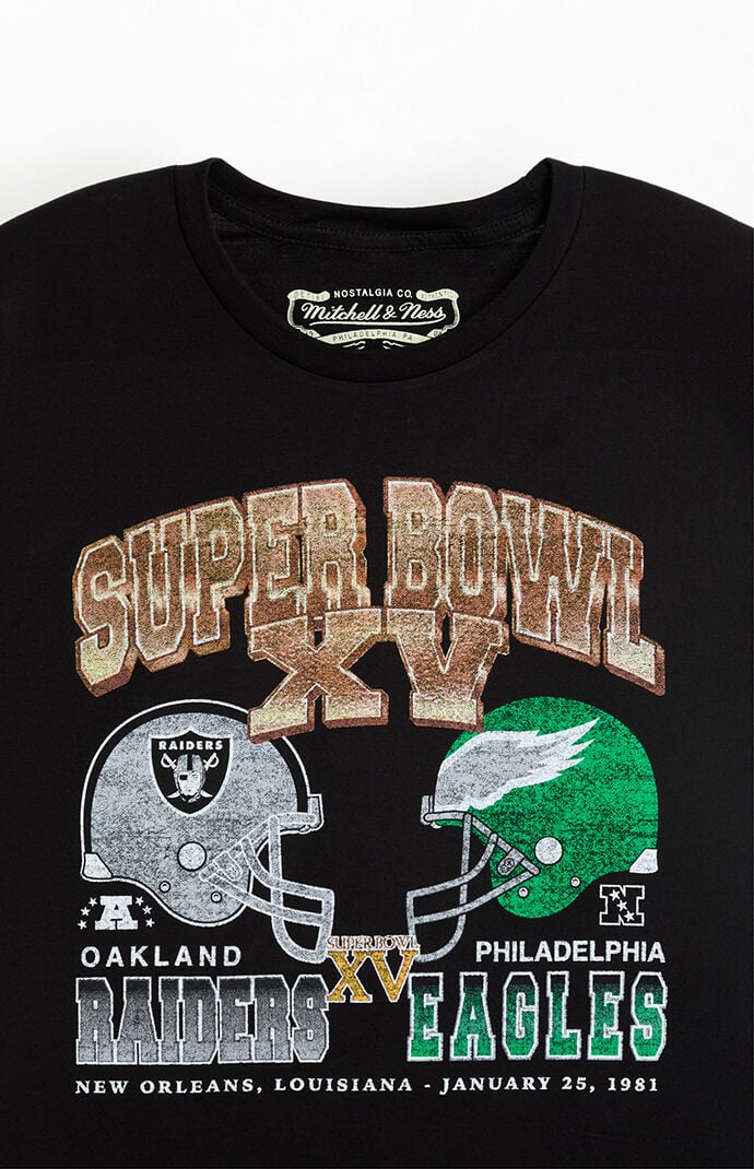 Mitchell & Ness NFL Super Bowl Raiders Vs Eagles T-Shirt