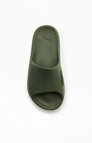 Women's Olive Shibui Cat Slide Sandals image number 5