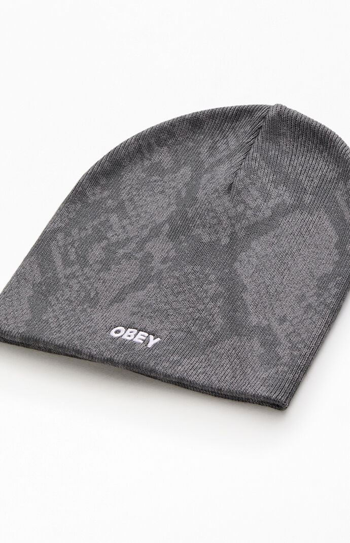 Obey Silo Printed Skull Beanie