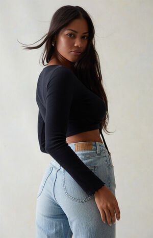 Straight Leg Jeans Stretch Curve Light Indigo image number 3