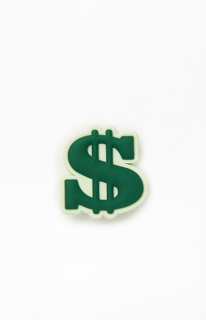 money sign croc charm