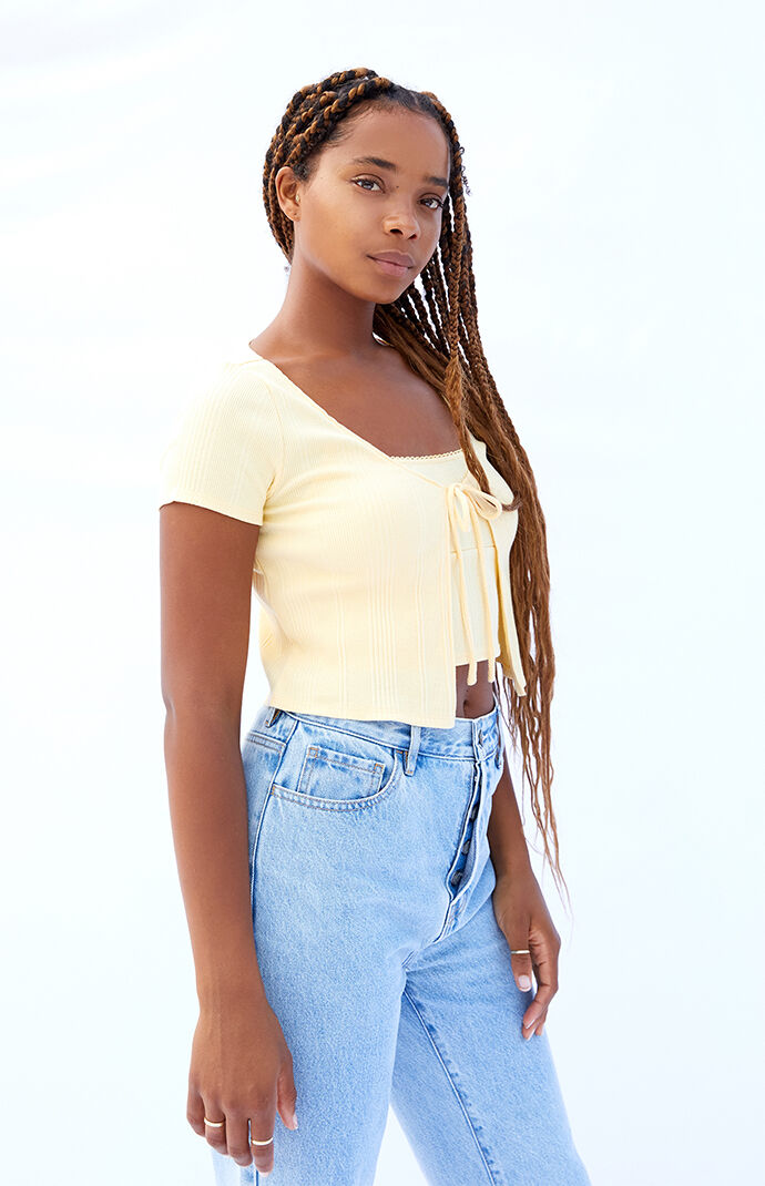 Cardigan two piece set top