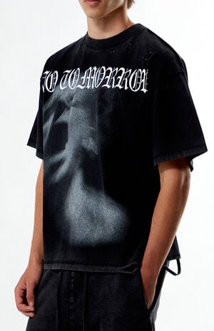 x Civil Active Pain Ripped Oversized T-Shirt image number 4